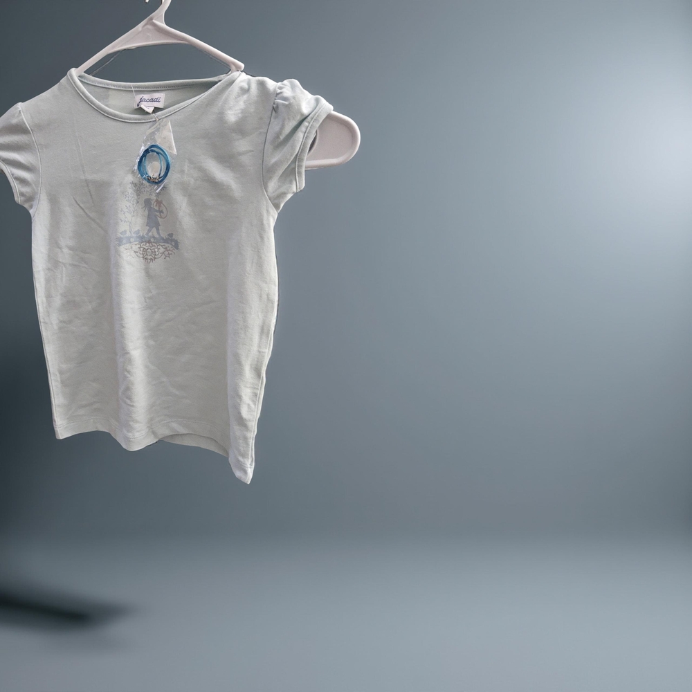 1 NWT Jacadi Kids Light Blue T-Shirt size 8
